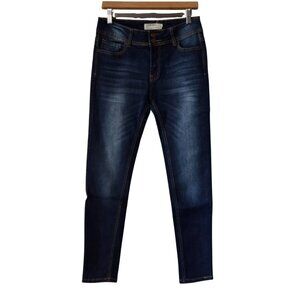 Encore Skinny Dark Wash Mid Rise Denim Jeans Women's Size 11